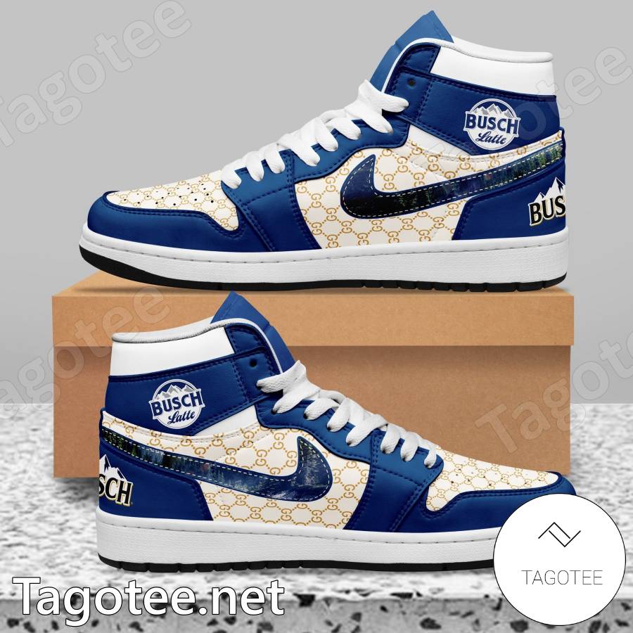 Busch Latte Gucci Air Jordan High Top Shoes