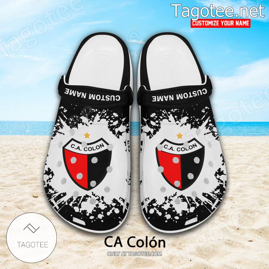 CA Colón Logo Custom Crocs Clogs - BiShop a