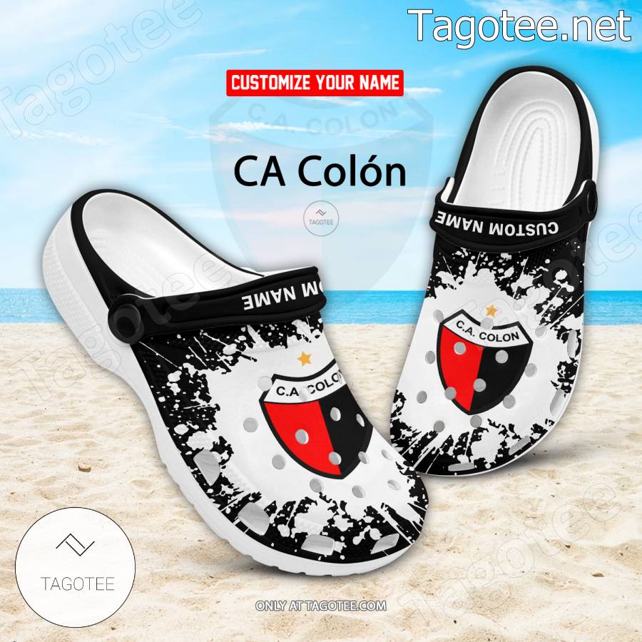 CA Colón Logo Custom Crocs Clogs - BiShop