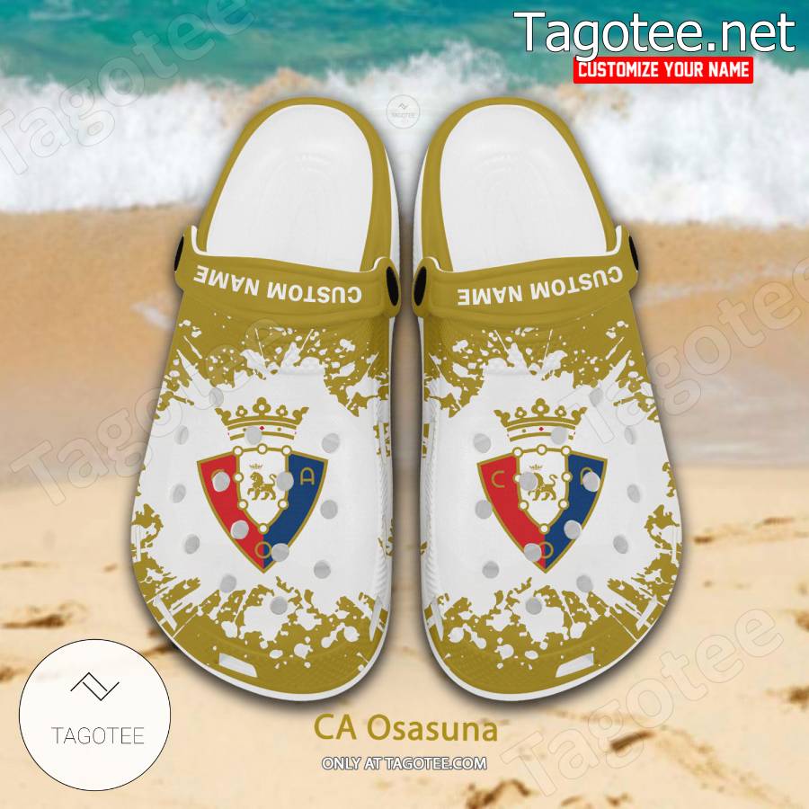 CA Osasuna Custom Crocs Clogs - BiShop a