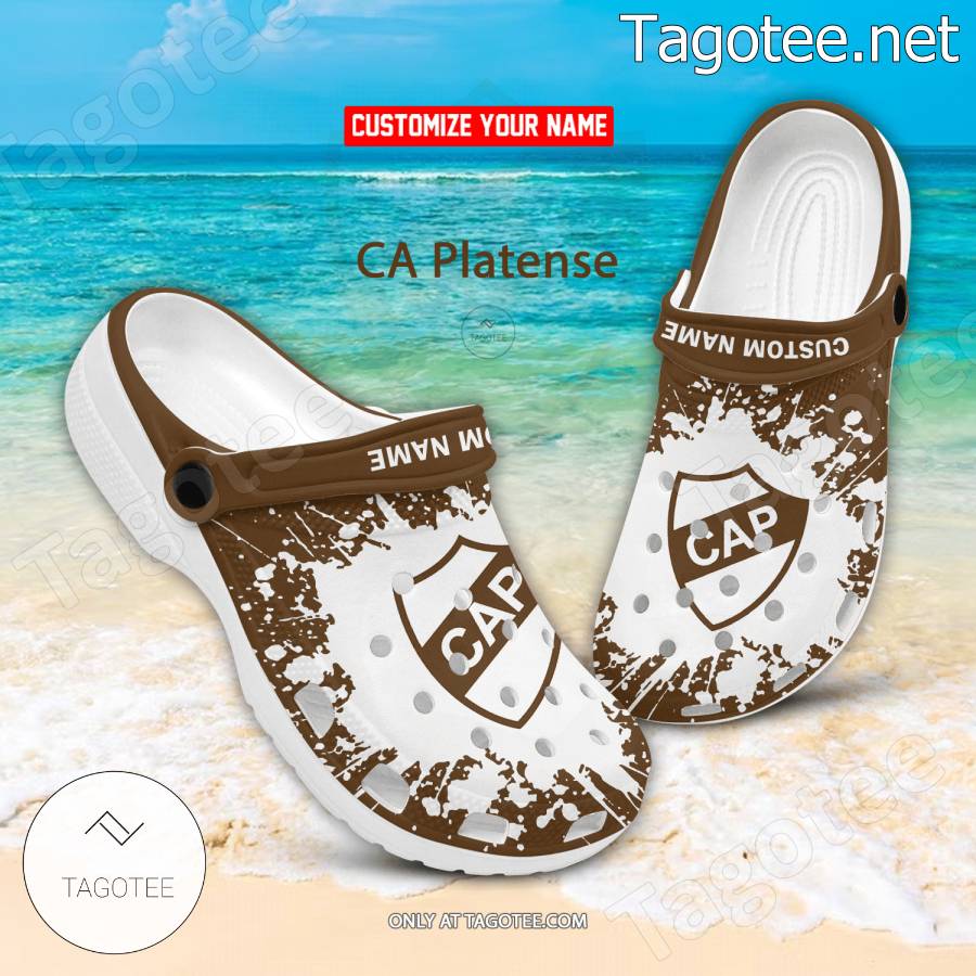 CA Platense Logo Custom Crocs Clogs - BiShop