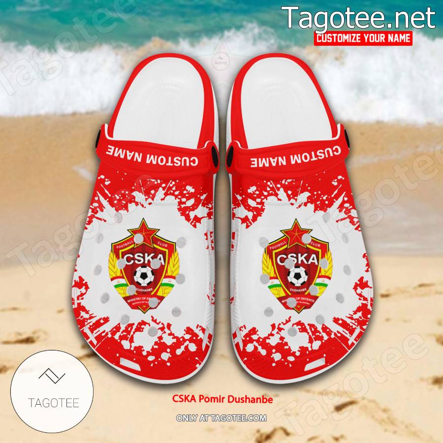 CSKA Pomir Dushanbe Logo Custom Crocs Clogs - BiShop a