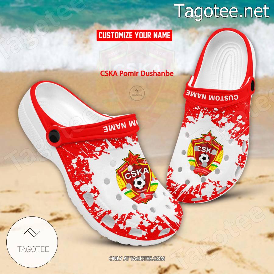 CSKA Pomir Dushanbe Logo Custom Crocs Clogs - BiShop