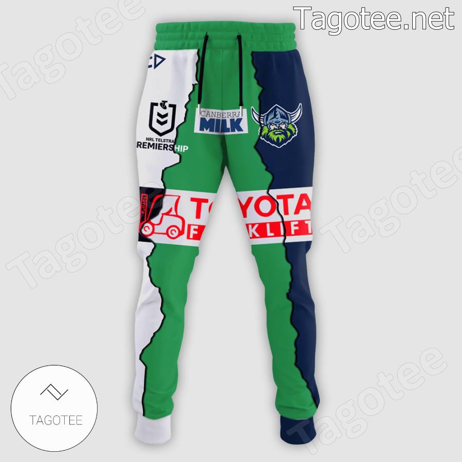 Canberra Raiders Nrl Toyota Forklift Custom Hoodie And Pants