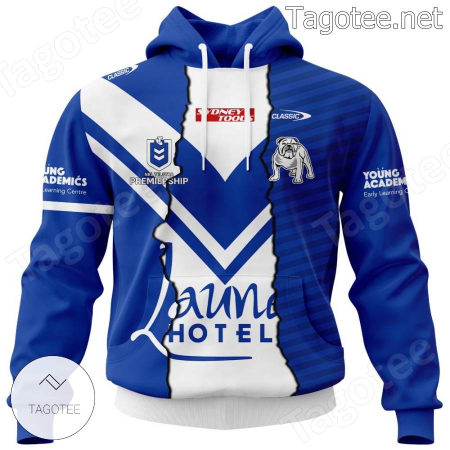 Canterbury-bankstown Bulldogs Nrl Laundy Hotels Custom Hoodie And Pants a