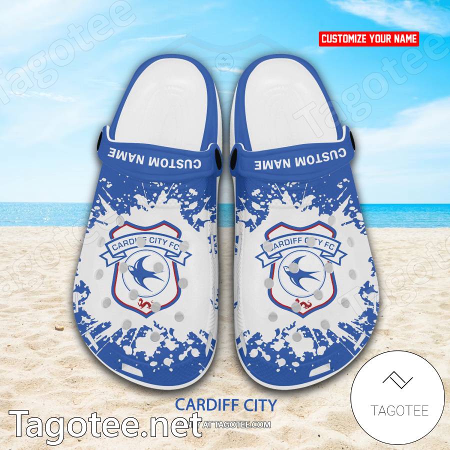 Cardiff City Custom Crocs Clogs - BiShop a