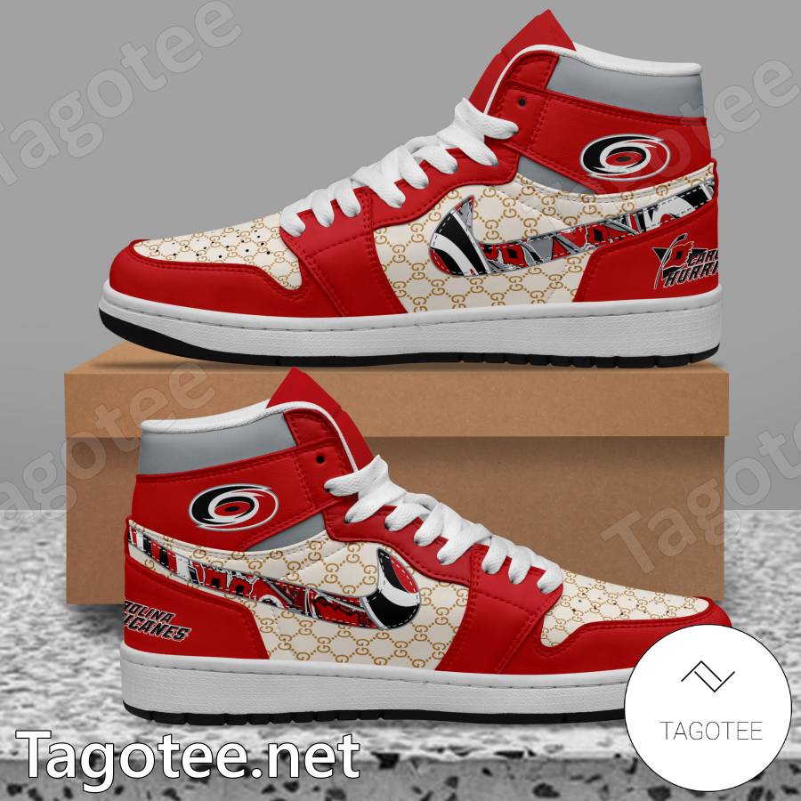 Carolina Hurricanes Gucci Air Jordan High Top Shoes a