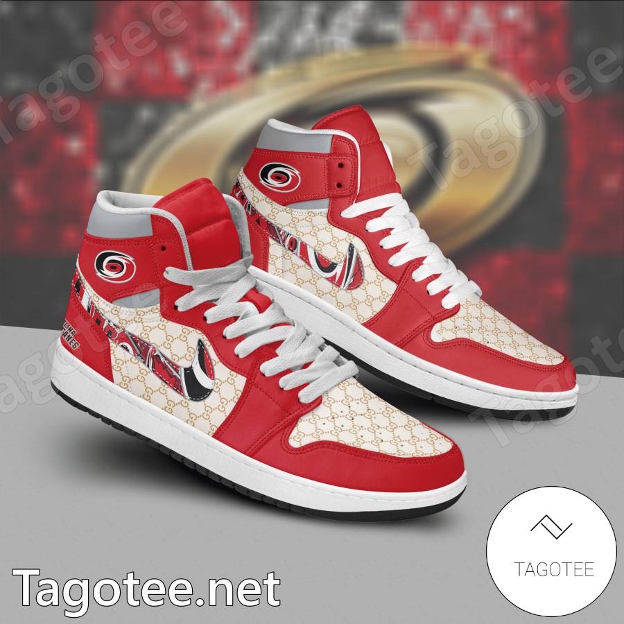 Carolina Hurricanes Gucci Air Jordan High Top Shoes