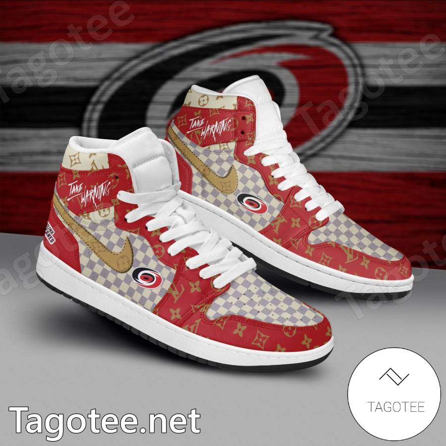 Carolina Hurricanes Take Warning Louis Vuitton Air Jordan High Top Shoes