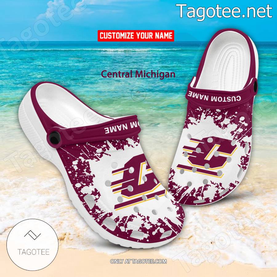 Central Michigan Logo Custom Crocs Clogs - BiShop