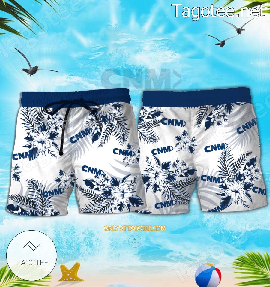 Central New Mexico Community College Logo Hawaiian Shirt And Shorts - BiShop a