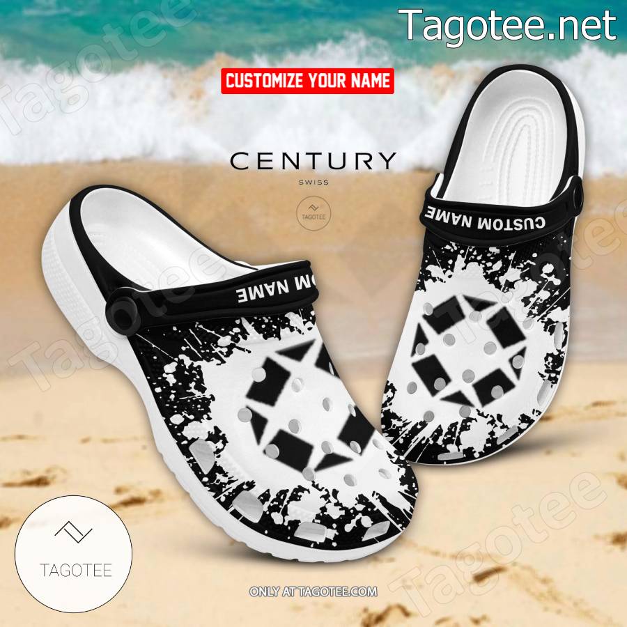 Century Watch Logo Crocs Clogs - BiShop