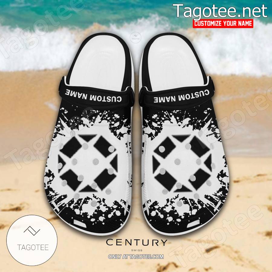 Century Watch Logo Crocs Clogs - BiShop a