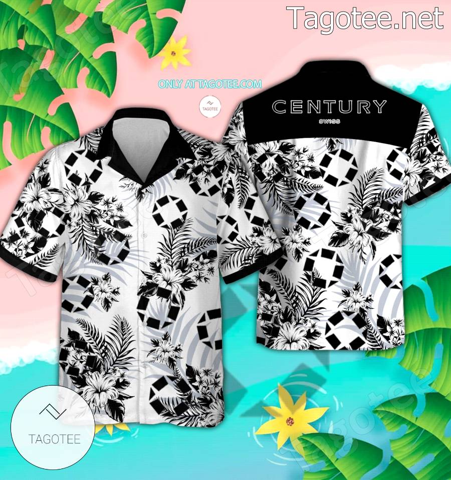 Century Watch Logo Hawaiian Shirt And Shorts - BiShop