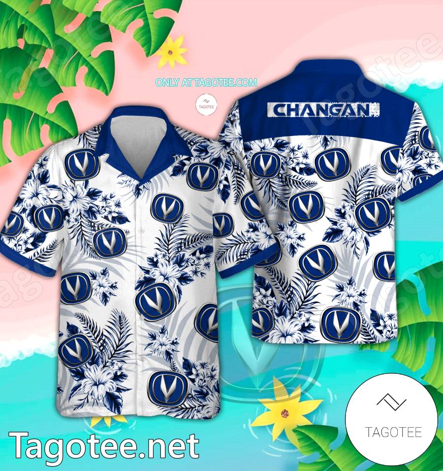 Changan Logo Hawaiian Shirt And Shorts - EmonShop