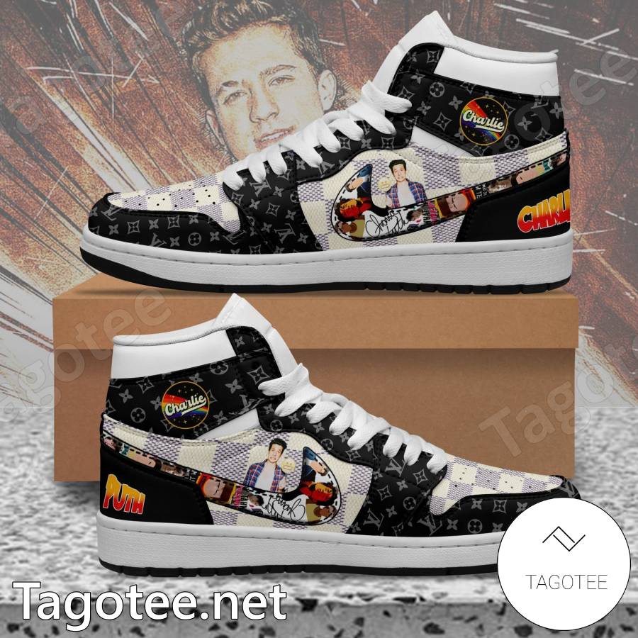 Charlie Puth Louis Vuitton Air Jordan High Top Shoes a