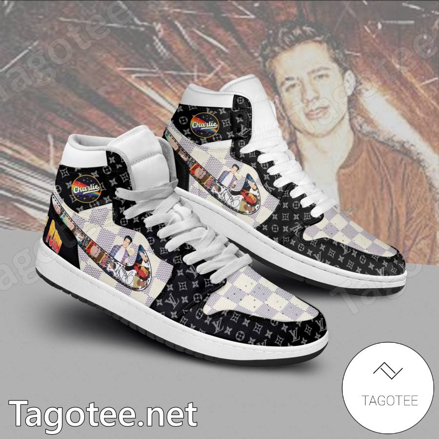 Charlie Puth Louis Vuitton Air Jordan High Top Shoes