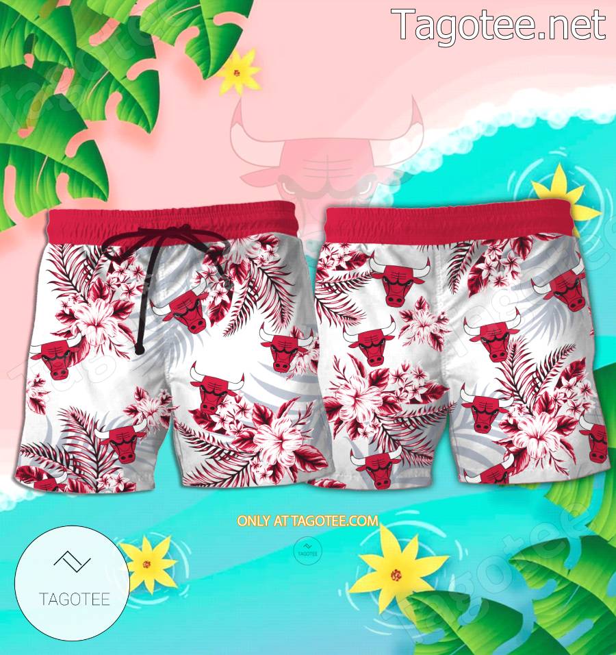 Chicago Bulls Logo Hawaiian Shirt And Shorts - EmonShop a