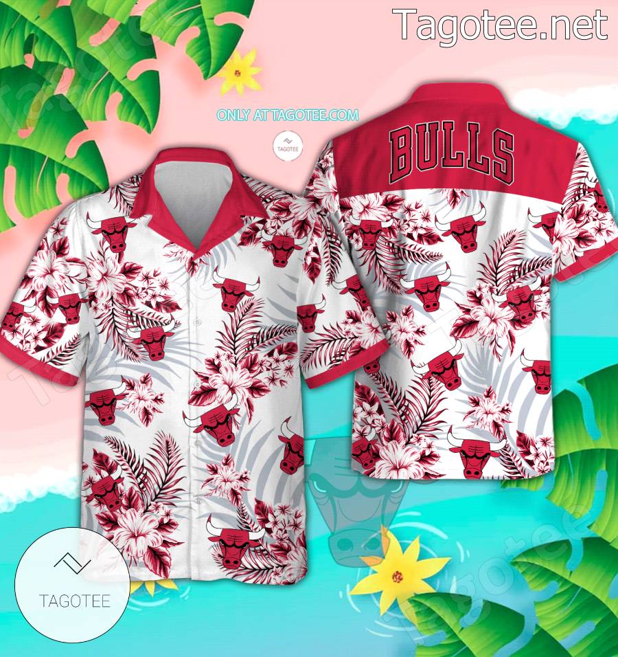 Chicago Bulls Logo Hawaiian Shirt And Shorts - EmonShop