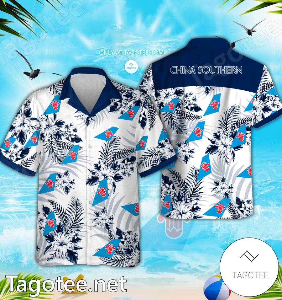 China Southern Airlines Logo Hawaiian Shirt And Shorts - EmonShop