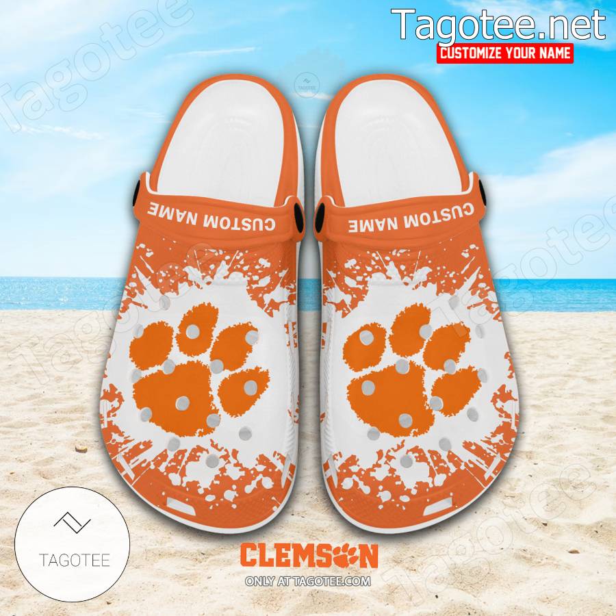 Clemson Logo Custom Crocs Clogs - BiShop a