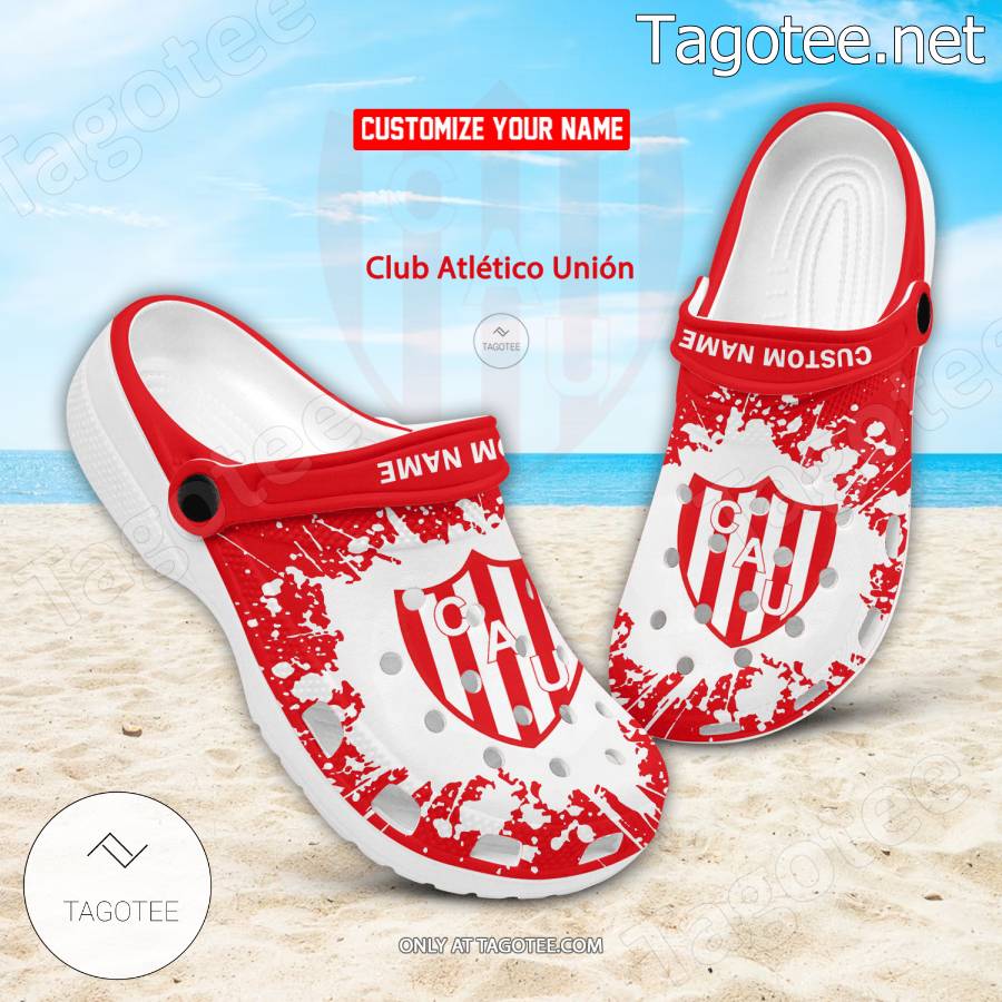 Club Atlético Unión Logo Custom Crocs Clogs - BiShop