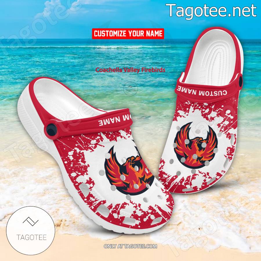 Coachella Valley Firebirds Logo Crocs Clogs - BiShop