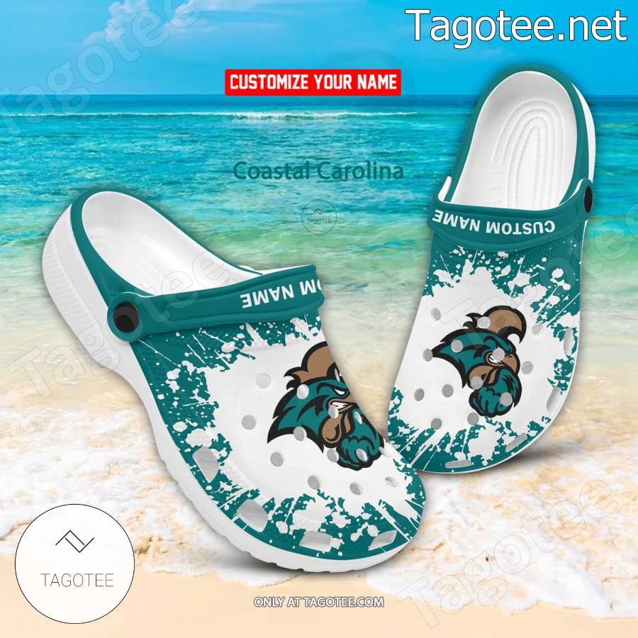 Coastal Carolina Logo Custom Crocs Clogs - BiShop