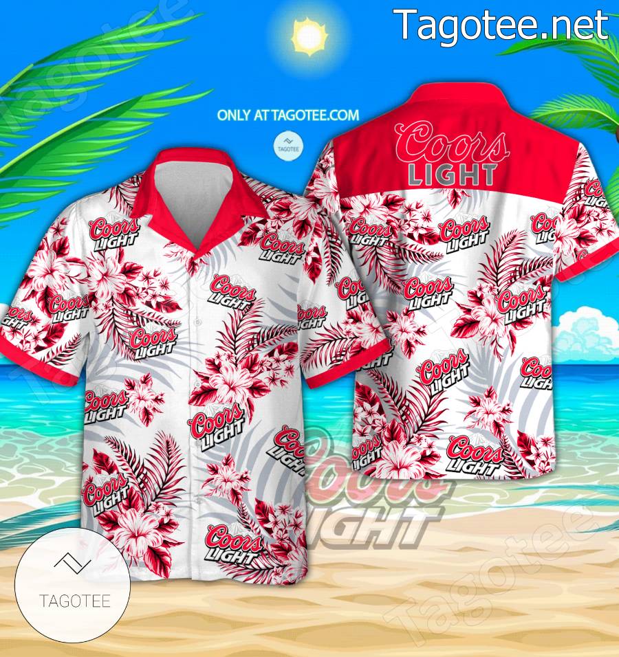 Coors Light Logo Hawaiian Shirt And Shorts - EmonShop