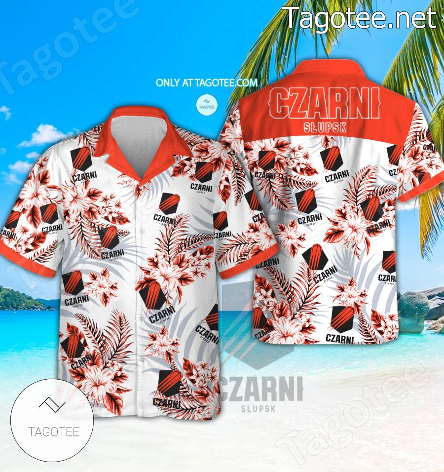 Czarni Slupsk Logo Hawaiian Shirt And Shorts - EmonShop