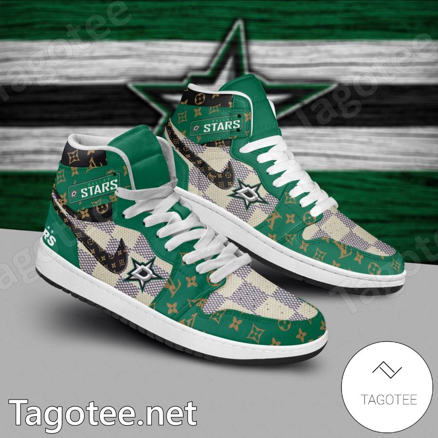 Dallas Stars Louis Vuitton Air Jordan High Top Shoes