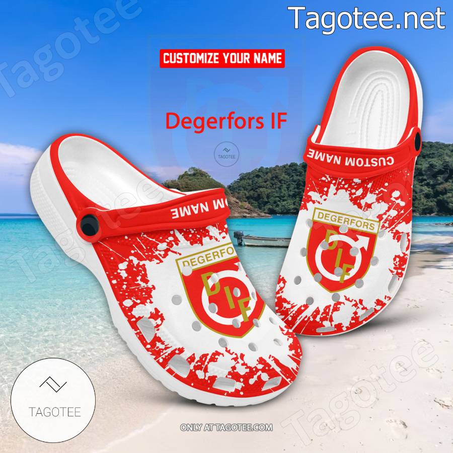 Degerfors IF Custom Crocs Clogs - BiShop