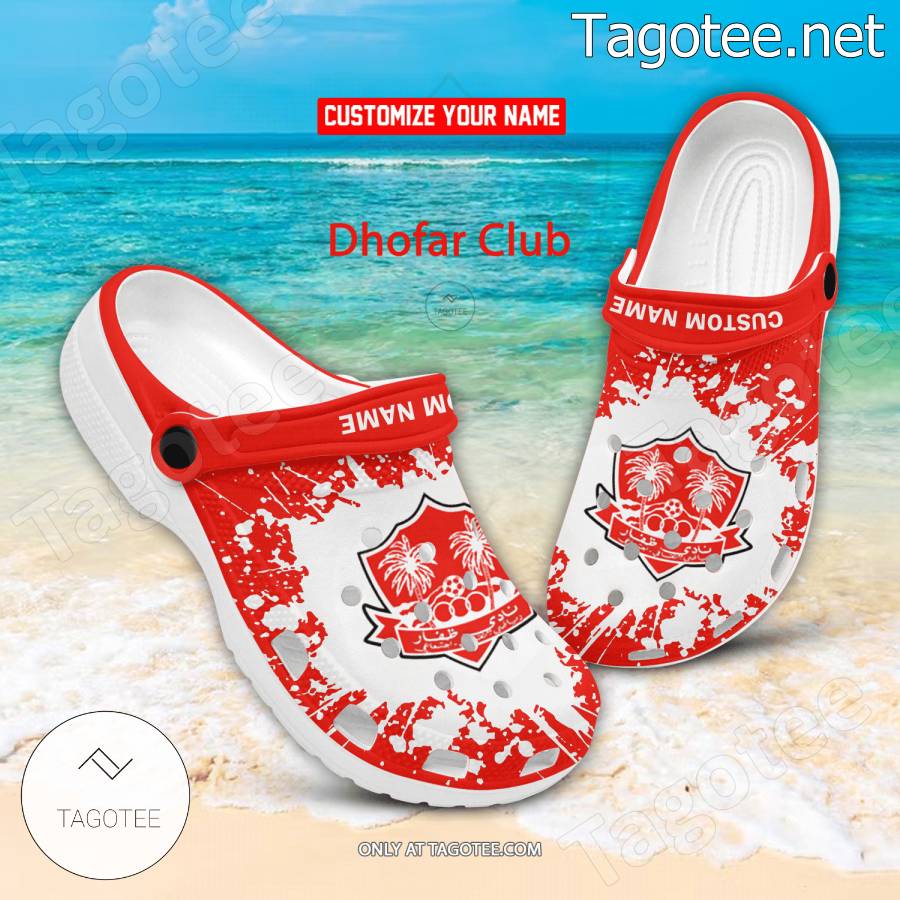 Dhofar Club Logo Custom Crocs Clogs - BiShop