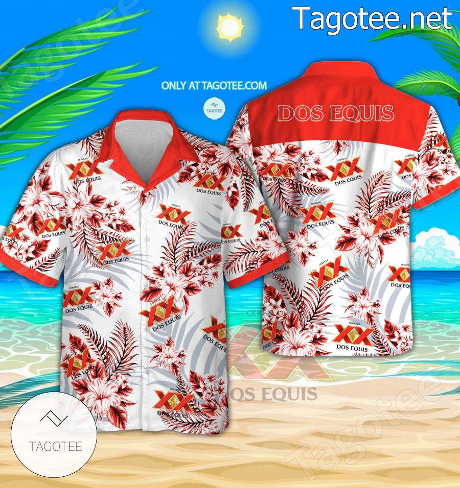 Dos Equis Logo Hawaiian Shirt And Shorts - EmonShop