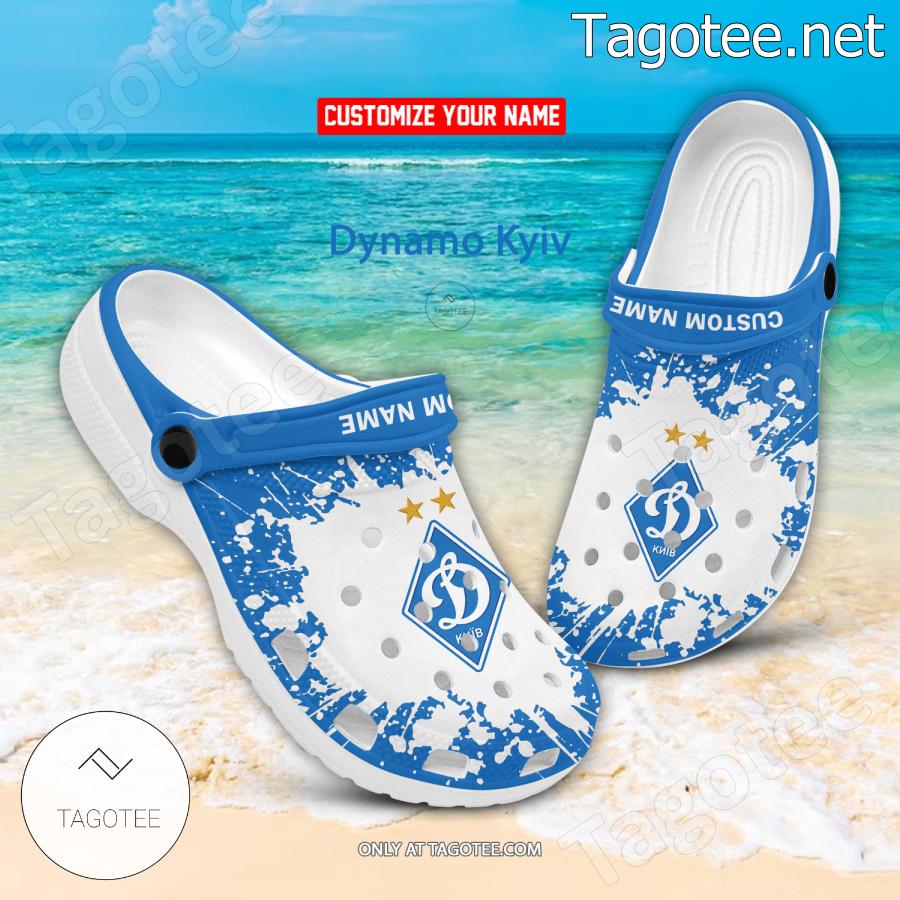 Dynamo Kyiv Logo Custom Crocs Clogs - BiShop