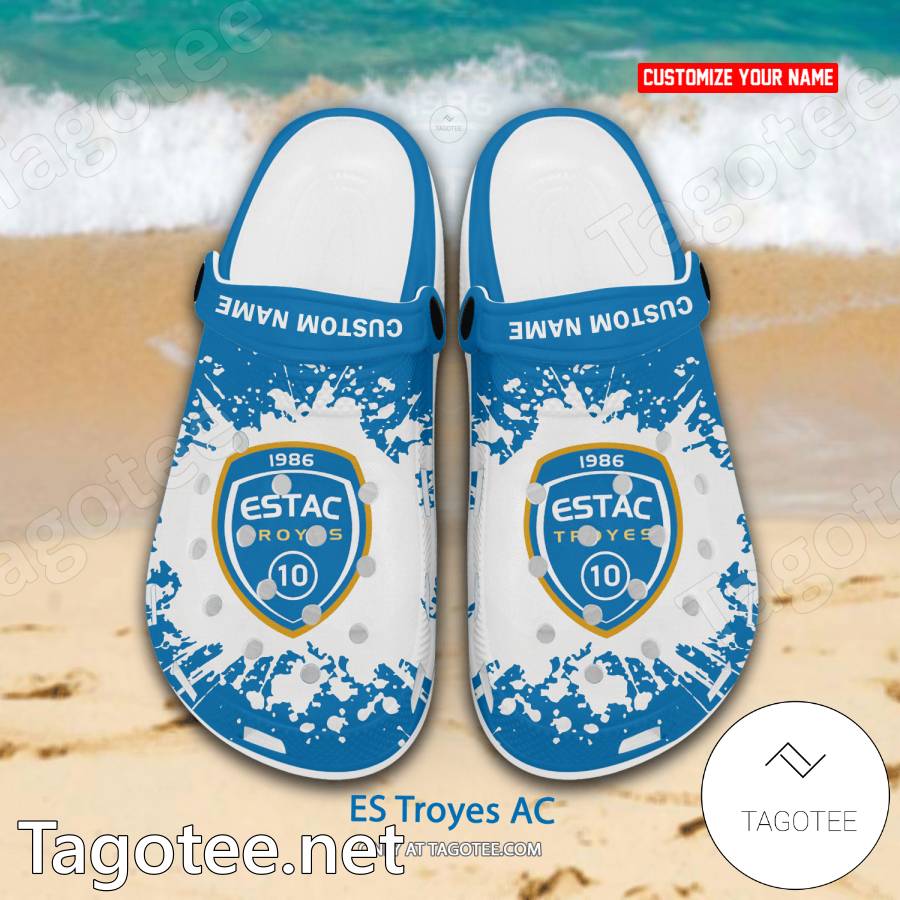 ES Troyes AC Custom Crocs Clogs - BiShop a