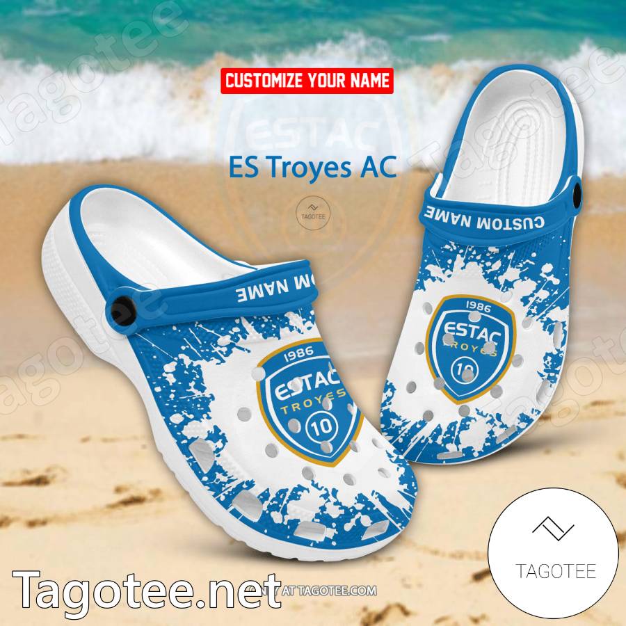 ES Troyes AC Custom Crocs Clogs - BiShop