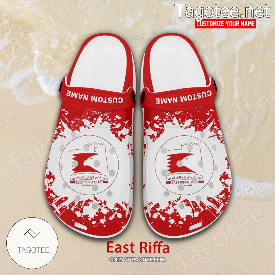 East Riffa Logo Custom Crocs Clogs - BiShop a