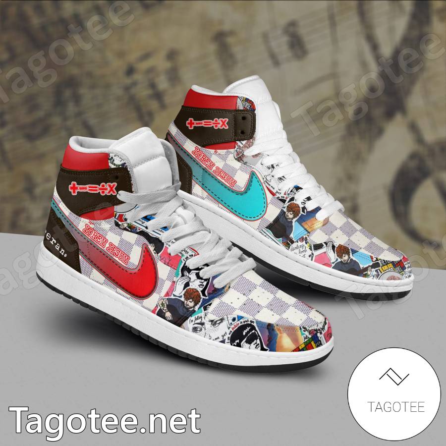 Ed Sheeran Lorem Ipsum Air Jordan High Top Shoes