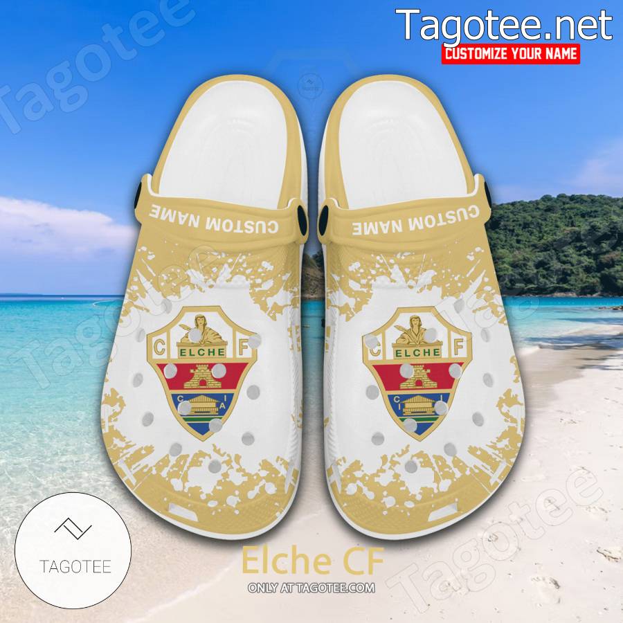 Elche CF Custom Crocs Clogs - BiShop a