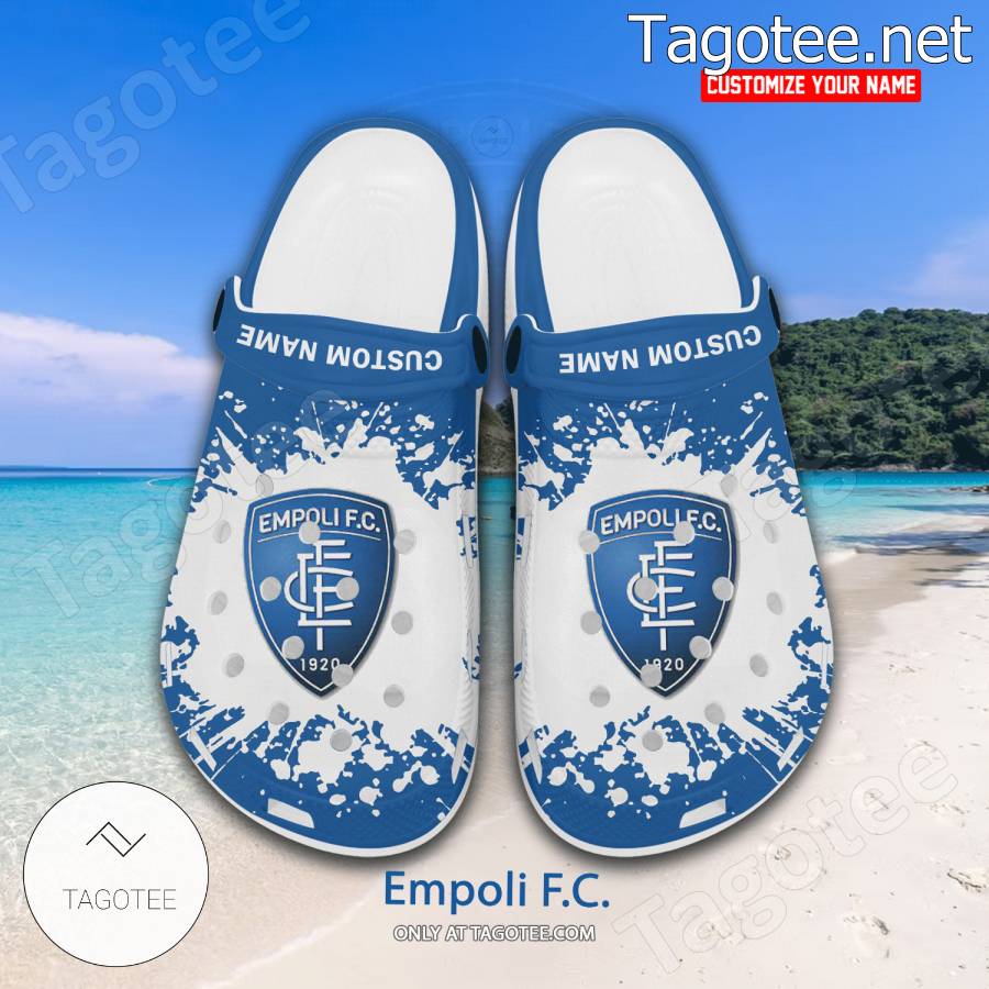 Empoli F.C. Logo Custom Crocs Clogs - BiShop a