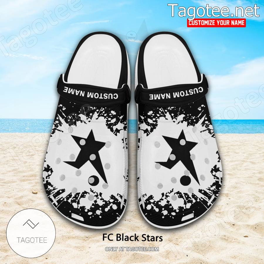 FC Black Stars Custom Crocs Clogs - BiShop a