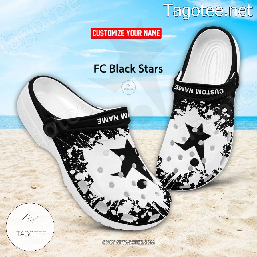 FC Black Stars Custom Crocs Clogs - BiShop