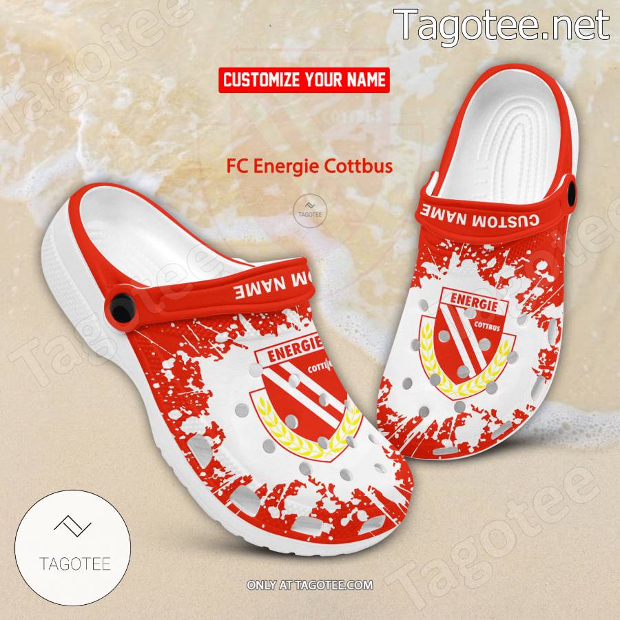 FC Energie Cottbus Custom Crocs Clogs - BiShop