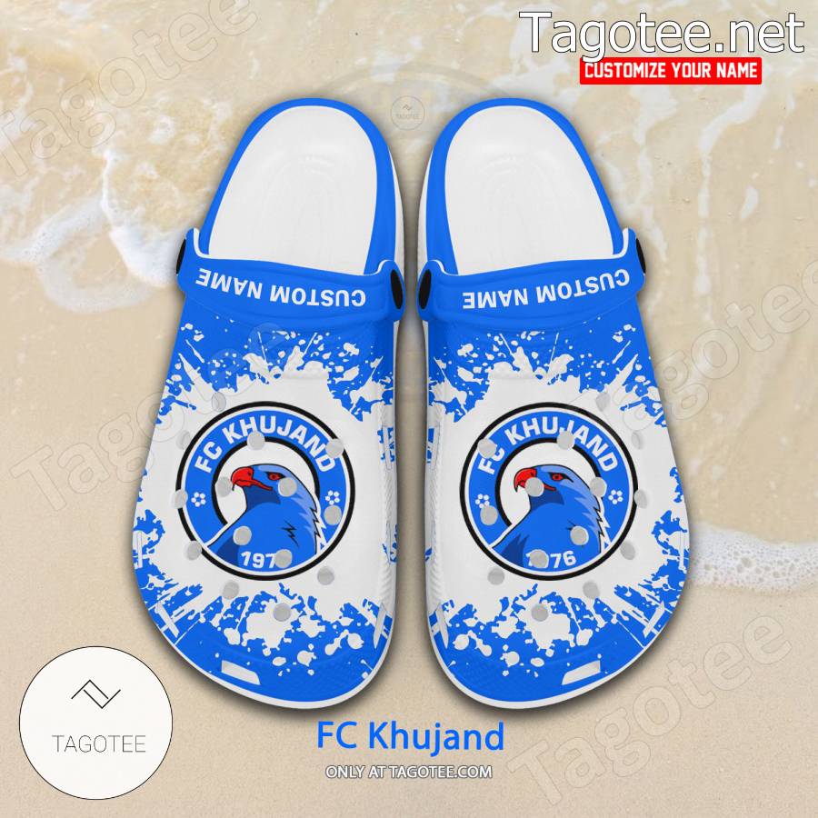 FC Khujand Logo Custom Crocs Clogs - BiShop a