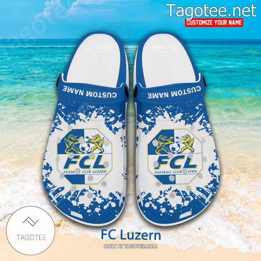 FC Luzern Custom Crocs Clogs - BiShop a