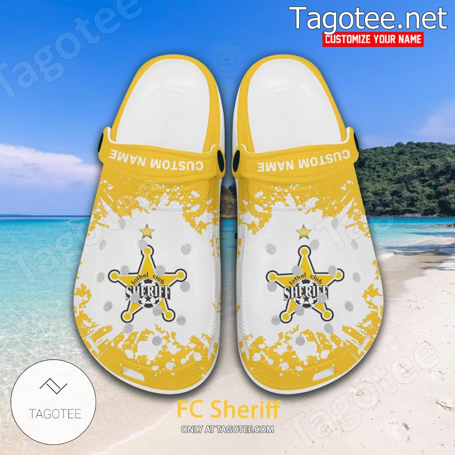 FC Sheriff Logo Custom Crocs Clogs - BiShop a