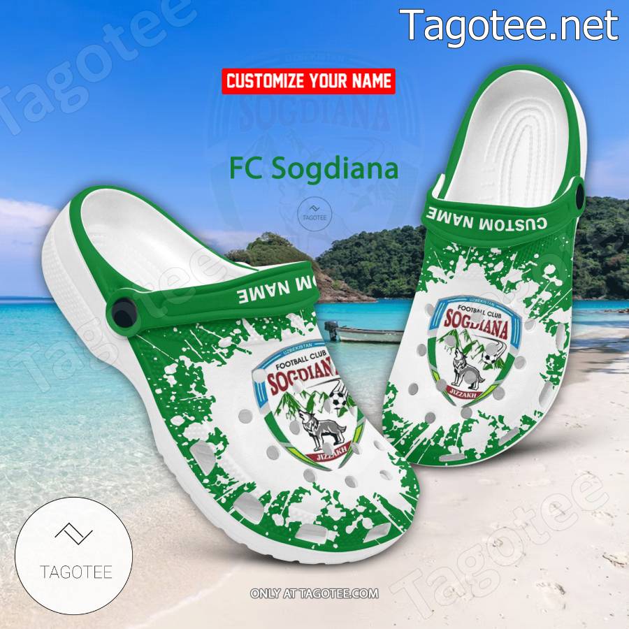 FC Sogdiana Logo Custom Crocs Clogs - BiShop