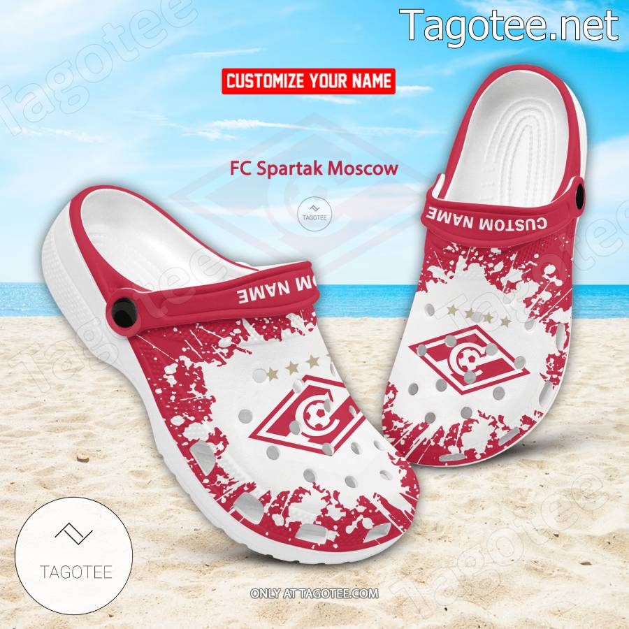 FC Spartak Moscow Custom Crocs Clogs - BiShop