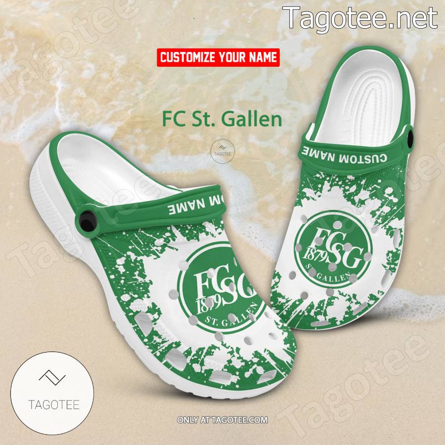 FC St. Gallen Custom Crocs Clogs - BiShop